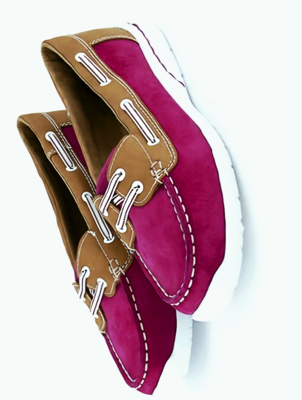 BASS 6½ Deck Shoes Revived! SAME Comfort + Artsy Bold RETRO FLAIR 80s MEET 00's! - Picture 15 of 15